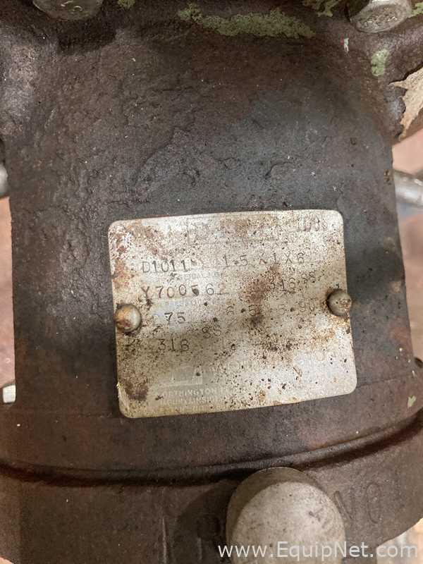 Bomba Centrífugas Acero inoxidable Worthington Pump Corporation D1011