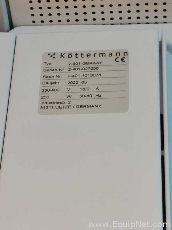 Kottermann Exploris 2-401-GBAAAY Fume Hood