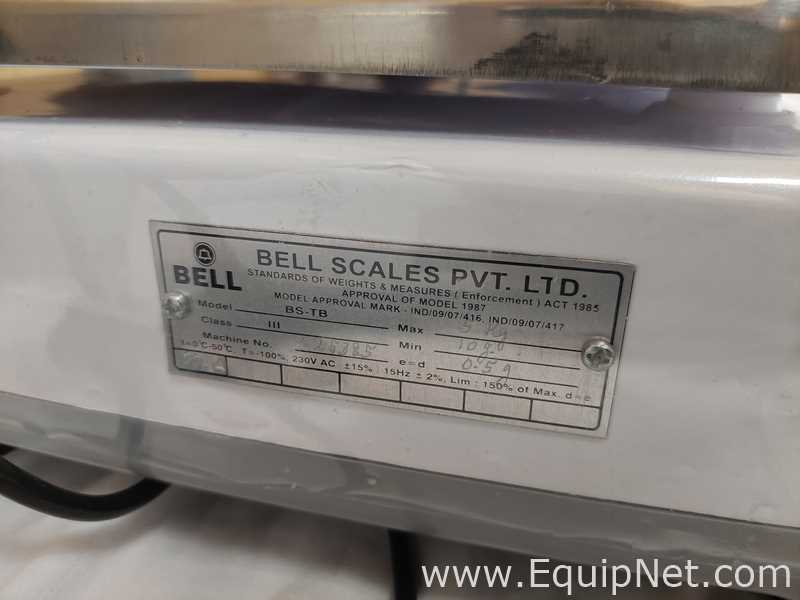 Lote de  Báscula Bell Scales Pvt Ltd BS-TB