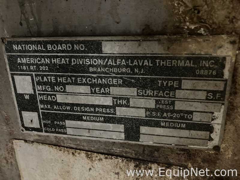 Intercambiador de Calor American Heat Division Alfa Laval Thermal, Inc. 
