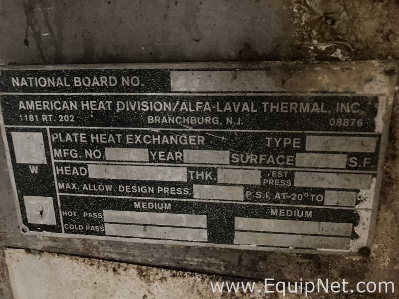 Intercambiador de Calor American Heat Division Alfa Laval Thermal, Inc. 