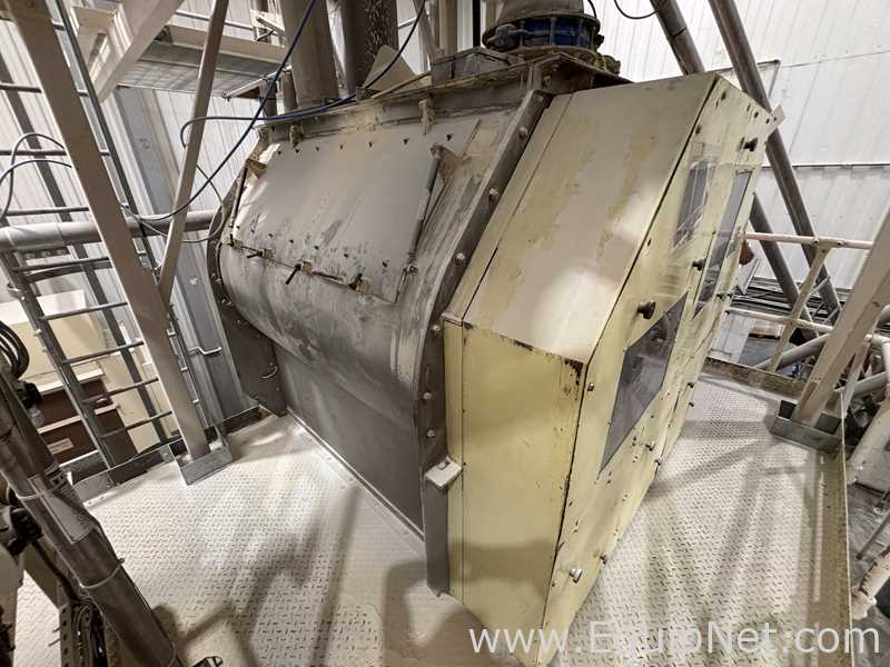 Tatham Stainless Steel 1200 Kg Twin Shaft Paddle Mixer