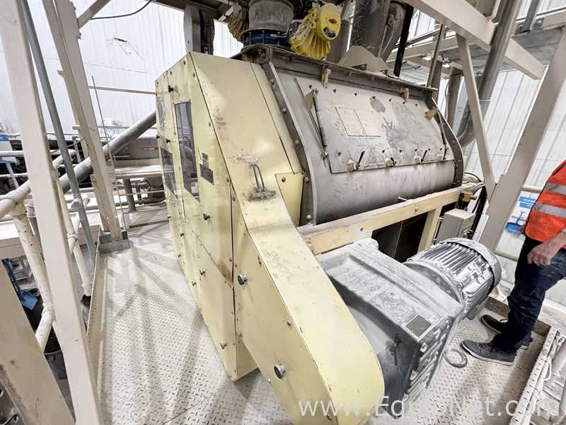 Tatham Stainless Steel 1200 Kg Twin Shaft Paddle Mixer