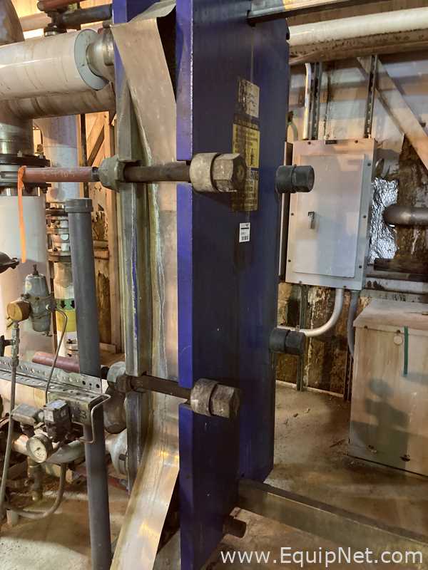 Alfa Laval M15-MFG Stainless Steel Plate and Frame Heat Exchanger 280.30 Sq. Ft. Area  E-4705