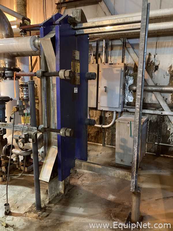 Alfa Laval M15-MFG Stainless Steel Plate and Frame Heat Exchanger 280.30 Sq. Ft. Area  E-4705