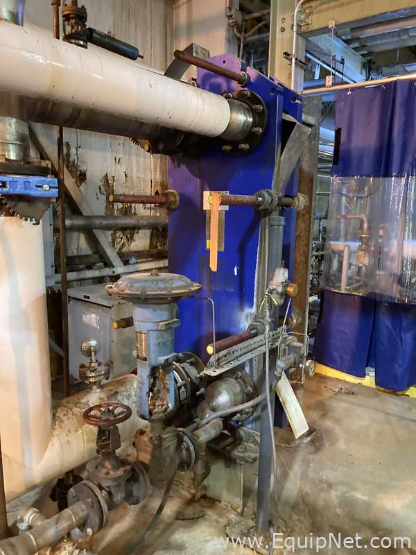 Alfa Laval M15-MFG Stainless Steel Plate and Frame Heat Exchanger 280.30 Sq. Ft. Area  E-4705