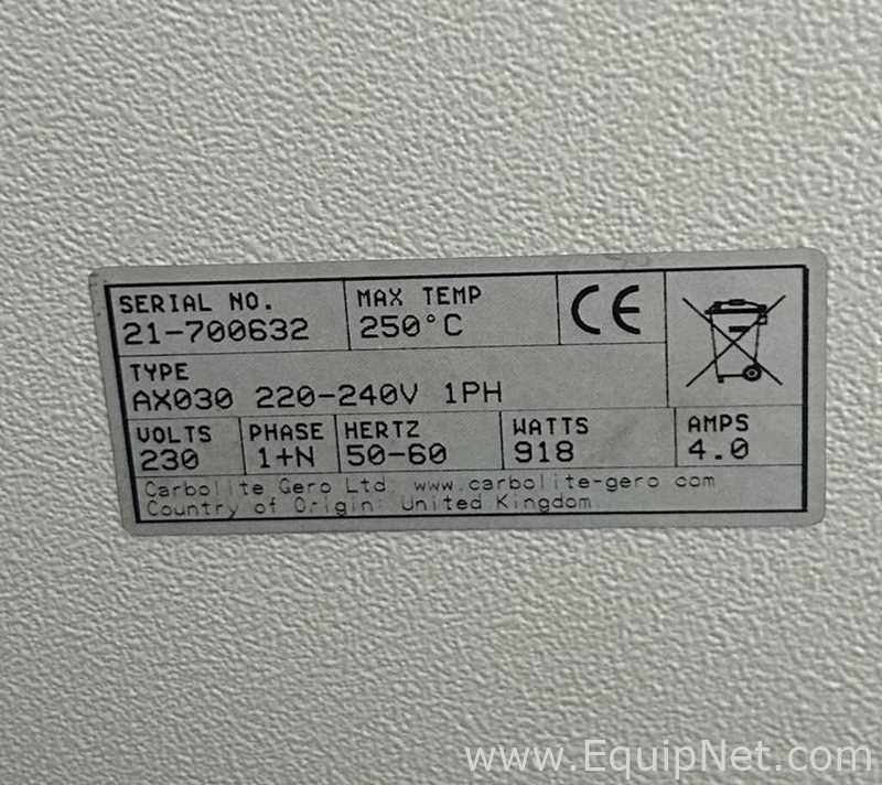 Horno de Laboratorio Carbolite GERO Ltd AX030920