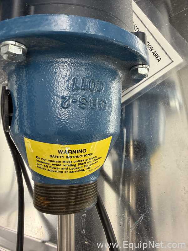 Leeson C4C17FC32B Overhead Industrial Mixer with Paddle Impeller
