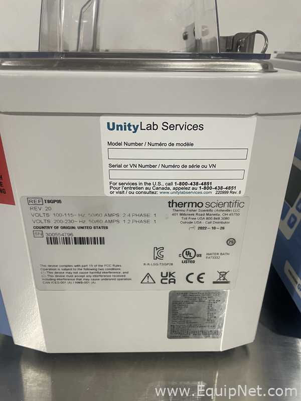 Lote de 3 Baño María / Circulador Thermo Fisher Scientific TSGP05