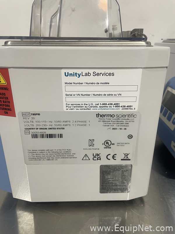 Lote de 3 Baño María / Circulador Thermo Fisher Scientific TSGP05