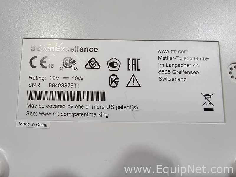 Mettler Toledo Seven Excellence pH Meter with Printer and Notepad