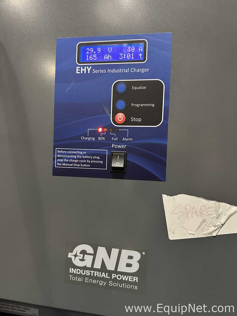Lote de 4 Cargador de Batería GNB Industrial Power 