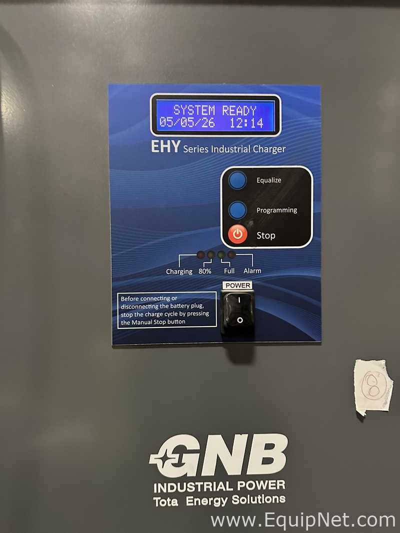 Lote de 4 Cargador de Batería GNB Industrial Power 