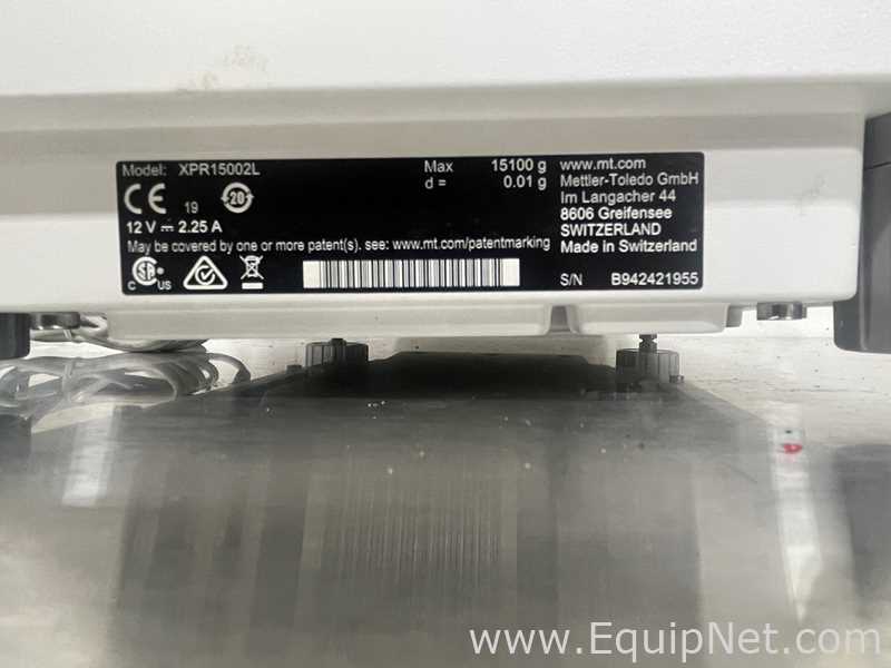 Balança Mettler Toledo XPR15002L