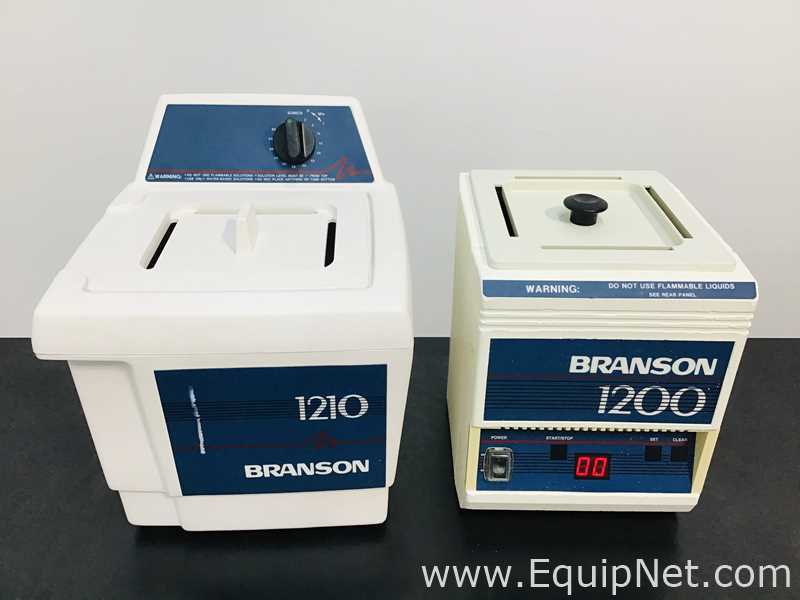 Lot Of 2 Bransonic Ultrasonic Cleaner