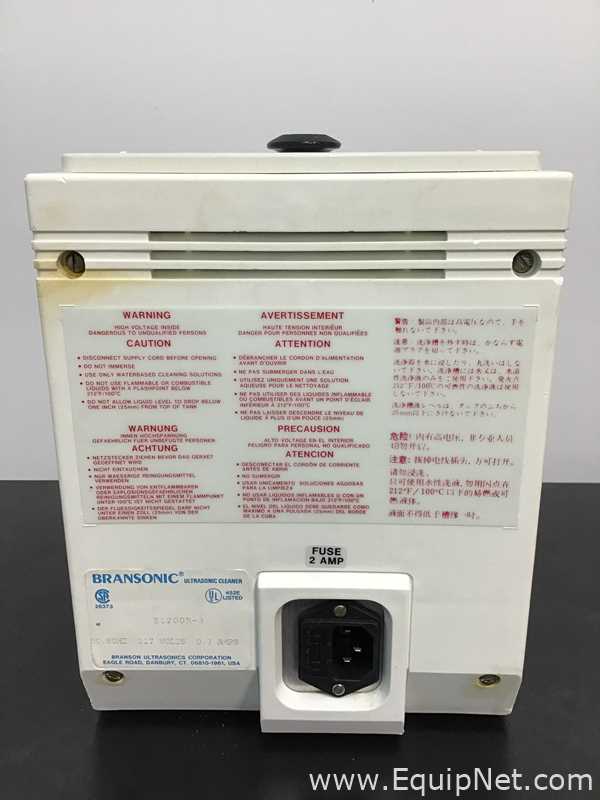 Lot Of 2 Bransonic Ultrasonic Cleaner