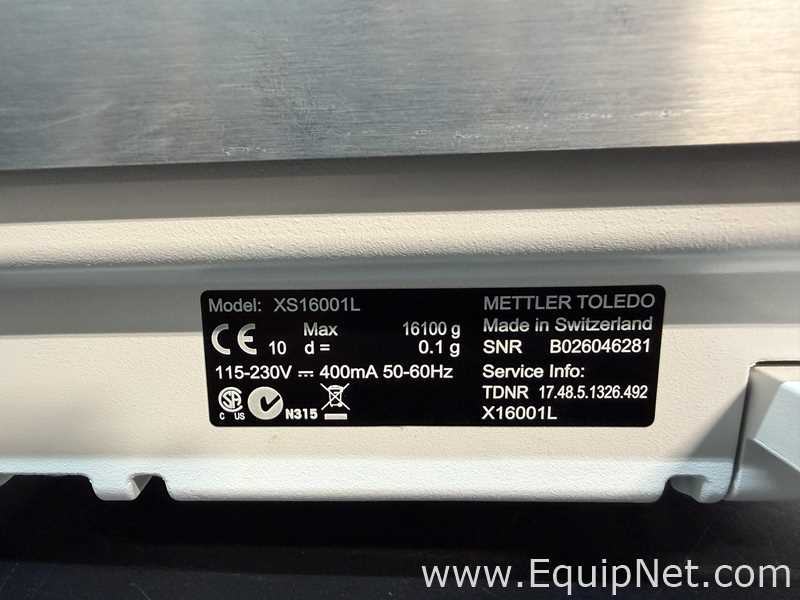 Mettler Toledo XS16001L Balance