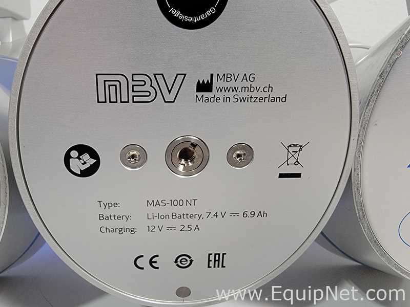 lote de  4 Amostrador de Ar MBV AG MAS-100 NT