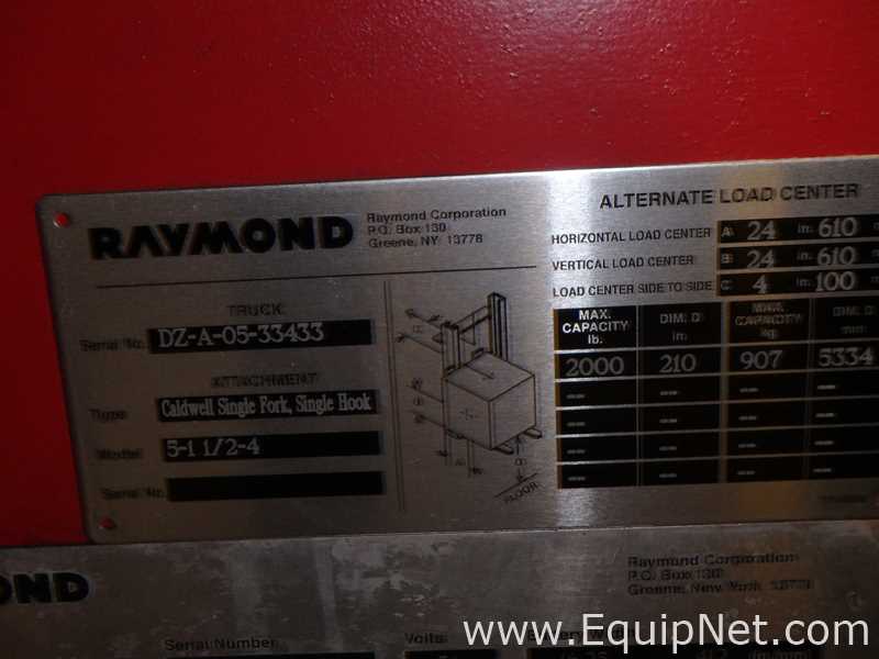 Montacargas Raymond Electric 5-2 1/2 4