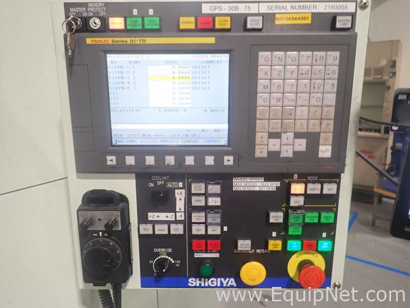 Tornos Diversos Shigiya Machinery Works LTD.  GPS-30B
