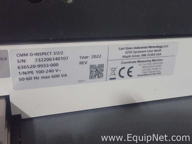 Equipamento para Testes Zeiss Inc. OI-322
