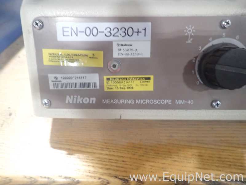 Nikon MM-40 Measuring Microscope