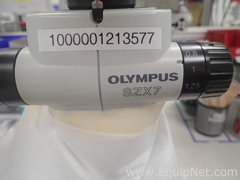 Olympus SZX7 Stereo Microscope With Light Source