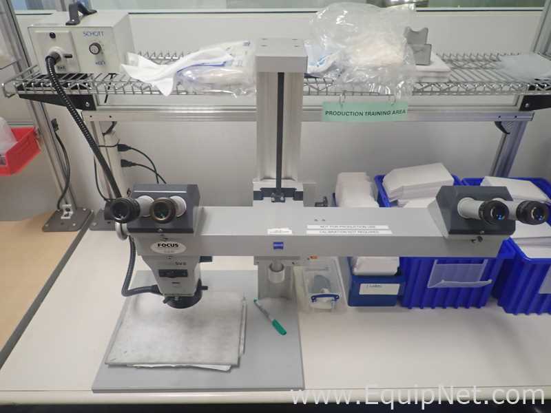 Zeiss STEMI SV 8 Microscope With Focus Teaching Station