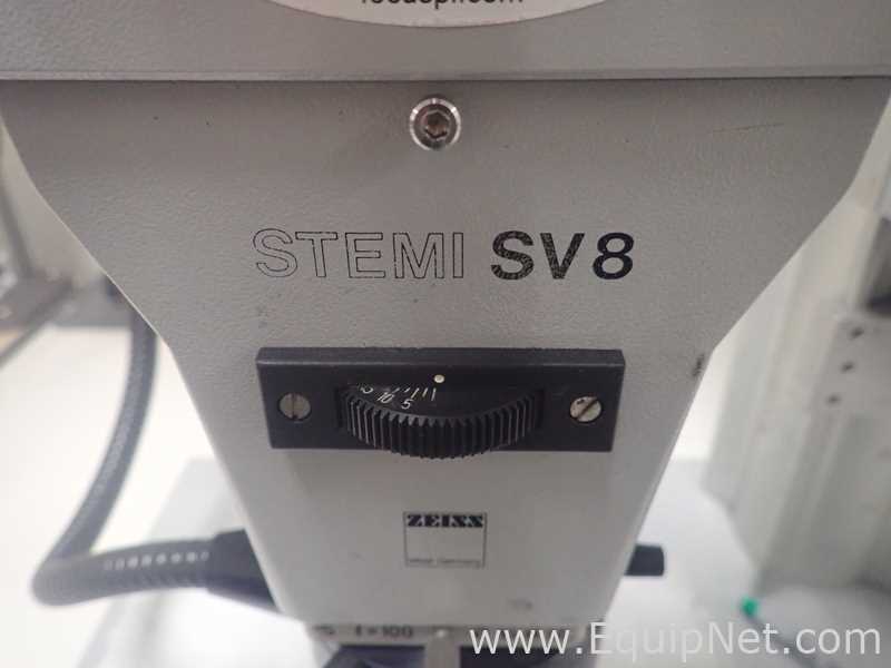 Zeiss STEMI SV 8 Microscope With Focus Teaching Station
