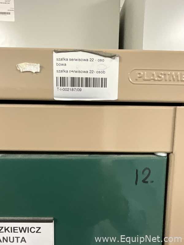 Lote de 3 Gabinete de Almacenamiento Plastmet 