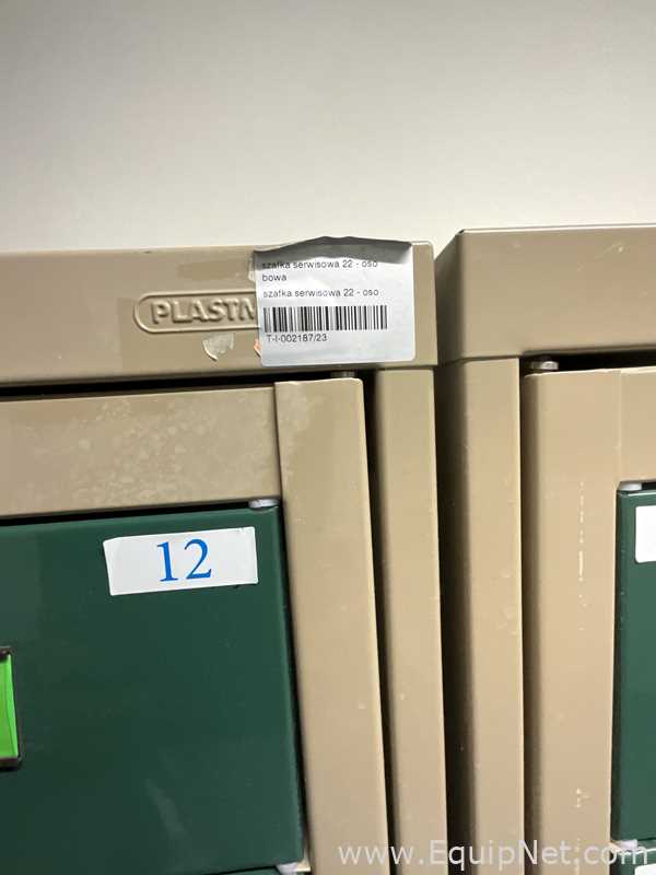 Lote de 2 Gabinete de Almacenamiento Plastmet 