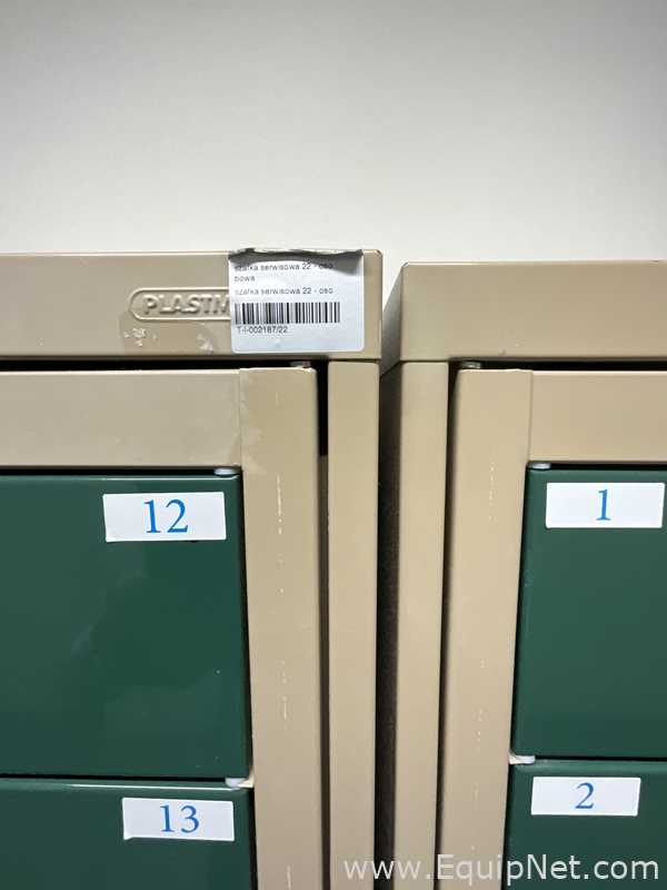 Lote de 2 Gabinete de Almacenamiento Plastmet 