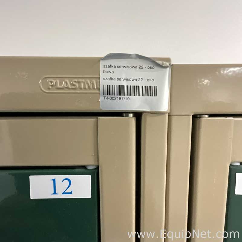 Lote de 2 Gabinete de Almacenamiento Plastmet 