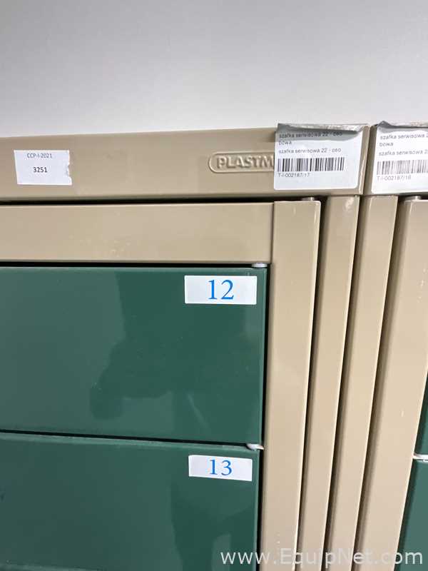 Lote de 2 Gabinete de Almacenamiento Plastmet 