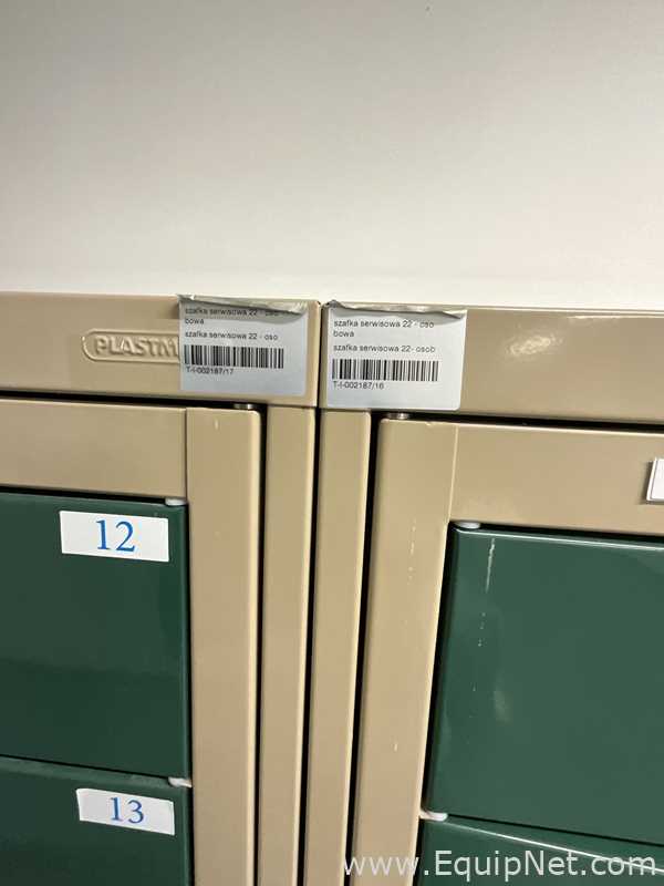 Lote de 2 Gabinete de Almacenamiento Plastmet 