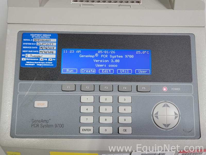 PCR e Termociclador Applied Biosystems GeneAmp PCR System 9700