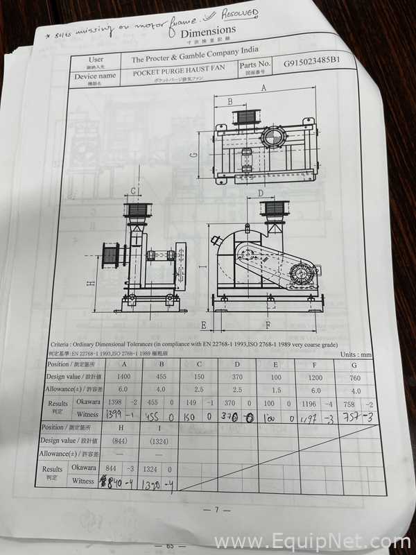 Ventilador Okawara Pocket purge exhaust fan