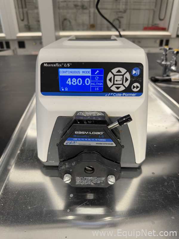 Cole Parmer Easy-Load Masterflex L/S 07518-60 Peristaltic Pump
