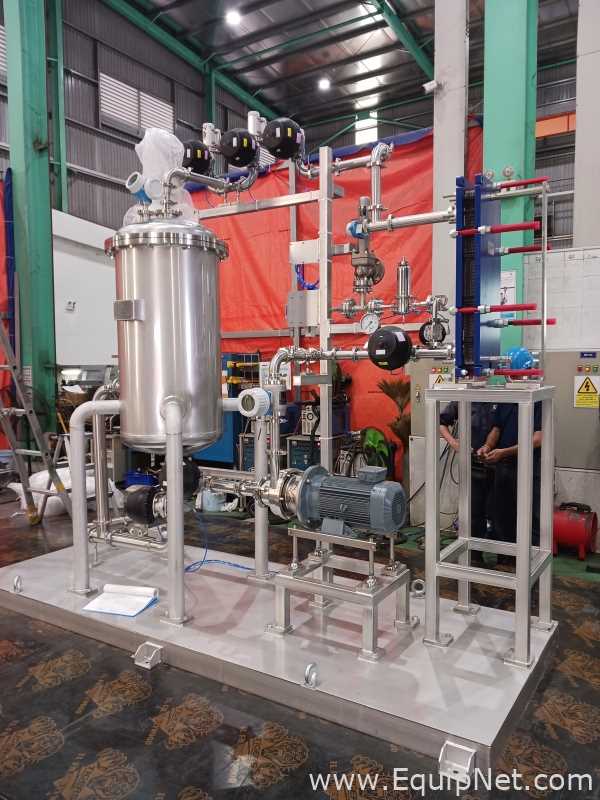 Sistema de Limpieza CIP Okawara Cleaning liquid unit