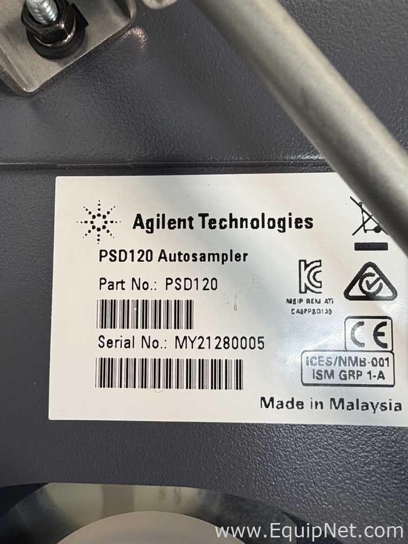 Agilent Technologies G8436A 240Z AA Zeeman Atomic Absorption Spectrometer