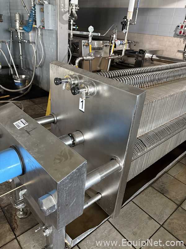 Prensa de Filtro PALL SeitzSchenk Filtersystems GmbH Niro 600/150