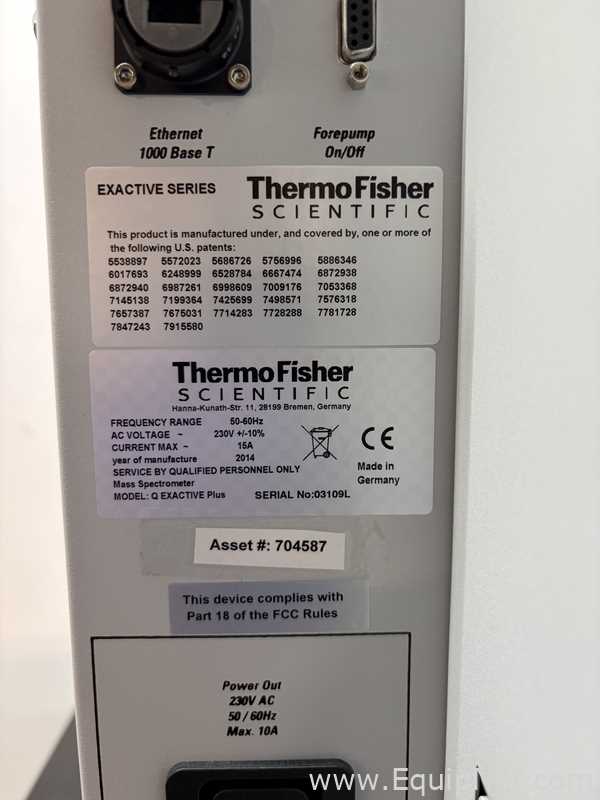 Espectrómetro de Masa Thermo Scientific Q Exactive Plus