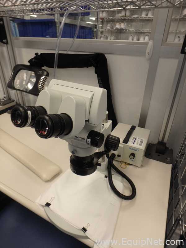 Olympus SZX7 Stereo Microscope With Light Source