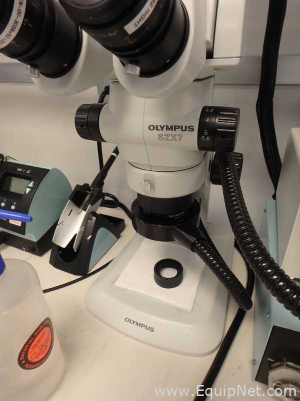 Olympus SZX7 Stereo Microscope With Light Source