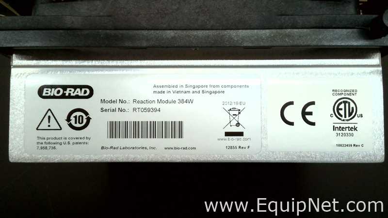 lote de   PCR e Termociclador Bio-Rad 