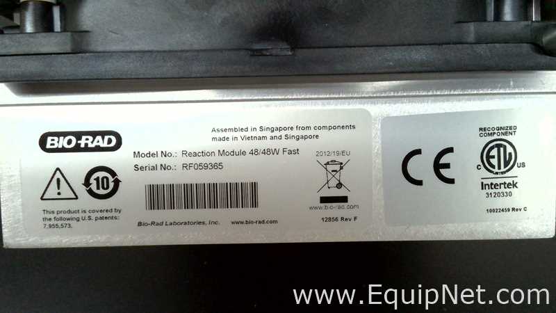 lote de   PCR e Termociclador Bio-Rad 
