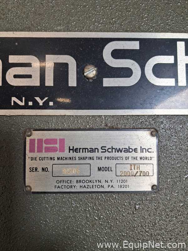 Prensa Hidráulica Herman Schwabe ITH 2000/700