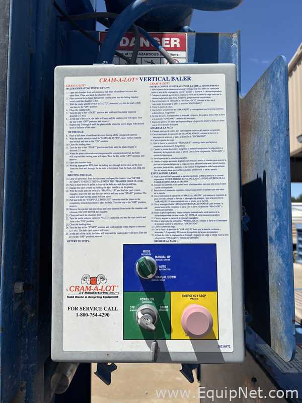 Bailer J.V Manufacturing, Inc. VB-72-B