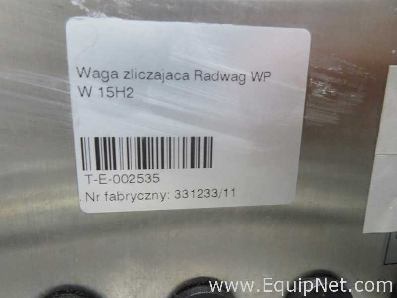 RADWAG WPW 15 H2 Scale with Weighing Platform