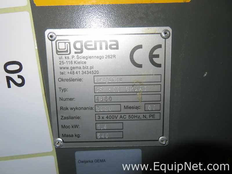 Embaladora de Paletes gema GPE 300 SMART